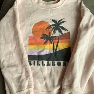 *pink billabong crew neck*